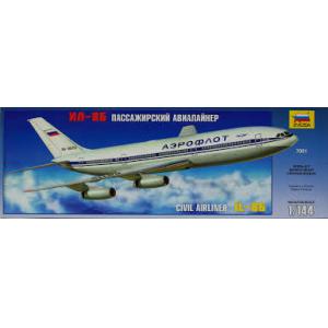 ZVEZDA 7001 1/144 俄羅斯 伊留申飛機公司 IL-86客機/俄羅斯航空式樣