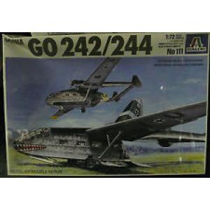 ITALERI 0111 1/72 WW II德國.空軍 霍頓公司 GO-242/244滑翔機及運輸機