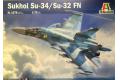 ITALERI 1379 1/72 俄羅斯.空軍 蘇愷SU-34/SU-32FN'鴨嘴獸'戰鬥轟炸機