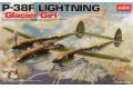 ACADEMY 12208 1/48 WW II美國.陸軍P-38F'閃電'戰鬥機/ Glacer Girl塗裝式樣