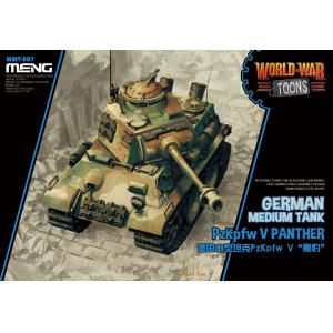 MENG MODELS WWT-007 Q版系列--WW II德國.陸軍 Pz.Kpfw.V'黑豹'坦克