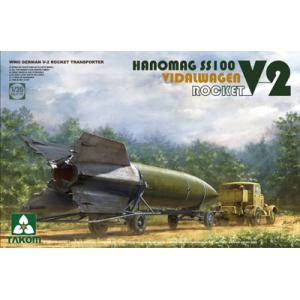 TAKOM 2110 1/35 WW II德國.陸軍 哈諾瑪格SS-100重型拖車+V2火箭拖架