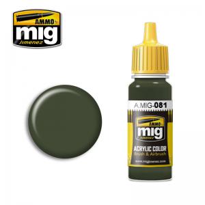 A.MIG-0081 US 美國.陸軍 越戰橄欖綠色 OLIVE DRAB VIETNAM ERA (FS 24087)