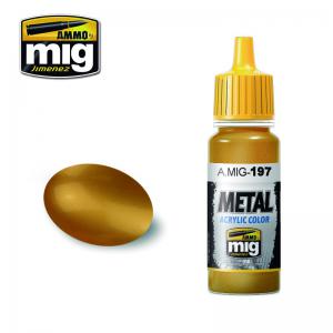 A.MIG-0197 金屬漆--黃銅色 BRASS