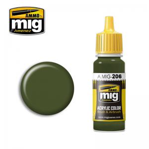 A.MIG-0206 橄欖綠色 RLM 81 - FS 34079 - BS641