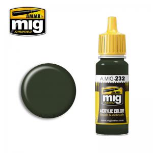 A.MIG-0232 黑綠色 RLM 70 BLACK GREEN