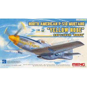MENG MODELS LS-009 1/48 WW II美國.陸軍 北美飛機公司 P-51D'野馬'戰鬥機/黃鼻野馬塗裝式樣