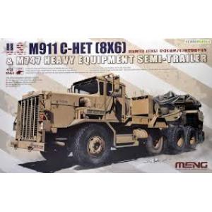 MENG MODDELS SS-013 1/35 美國.陸軍 M-911(8X6)牽引車及M-747重型設備尾車