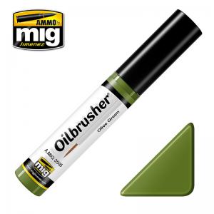 A.MIG-3505 油畫筆--橄欖綠色 OILBRUSHER--OLIVE GREEN