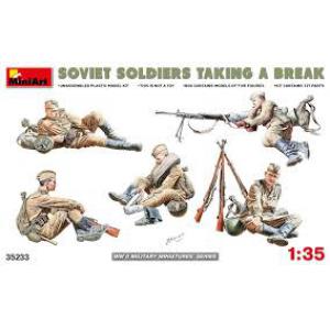 MINIART 35233 1/35 WW II蘇聯.陸軍 休息狀態士兵人物