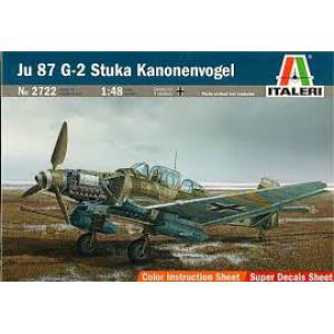 ITALERI 2722 1/48 WW II德國.空軍 容克 JU 87 G-2'斯圖卡'大砲鳥俯衝轟炸機