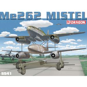 DRAGON 5541 1/48 WW II德國.空軍 ME 262'飛燕'槲寄生型戰鬥機