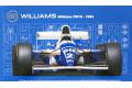 FUJIMI 092126-GP-24 1/20 威廉士車隊 FW-16方程式賽車/1994年.聖馬力諾站.巴西站式樣