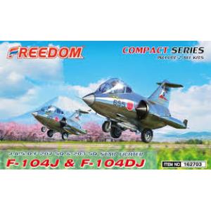 FREEDOM 162703 Q版飛機--日本.航空自衛隊F-104J/104DJ'星'戰鬥機(2架)