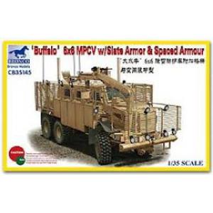 近期預定到貨'--BRONCO CB-35145 1/35 美國.陸軍 MPCV'大水牛'6X6帶格柵與空間裝甲型除雷防護車