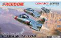 FREEDOM 162704 Q版飛機--美國.空軍 F-104/TF-104'星'戰鬥機