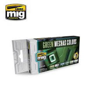 A.MIG-7149 綠色(薩克)亮點套組 GREEN MECHAS COLORS
