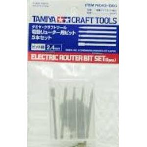 TAMIYA 74043 直徑2.4mm電動研磨頭/5支入 ELECTRIC ROUTER BIT SET(5PCS)