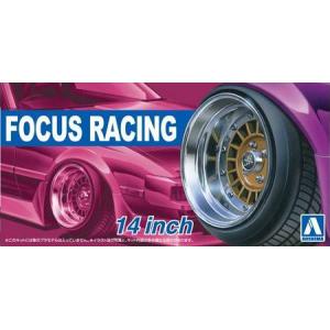 AOSHIMA 053744 1/24 #41 FOCUS RACING公司 14英吋輪框及輪胎