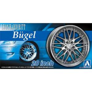AOSHIMA 053829 1/24 #49 LEONHARDIRITT公司 BUGEL 20英吋輪框及輪胎