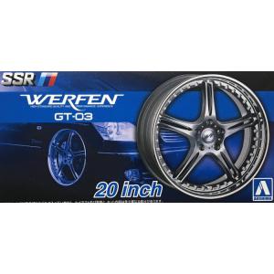 AOSHIMA 053843 1/24 #51 SSR公司 WERFEN GT-03 20英吋輪框及輪胎