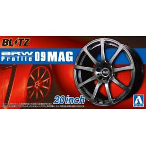 AOSHIMA 055182 1/24 #84 BLITZ 公司 BRW PROFILE 09 MAG 20英吋輪框及輪胎