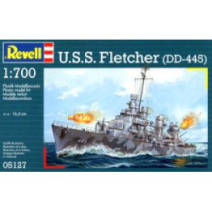 REVELL 05127 1/700 WW II美國.海軍 DD-445'佛萊契'級驅逐艦