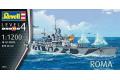 REVELL 05821 1/1200  MINISHIP系列--WW II義大利.海軍 安德烈亞·多里亞級'羅馬/ROMA'戰列艦