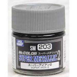 MR HOBBY SM-203 超級金屬漆系列--超亮鐵色2 SUPER IRON 2