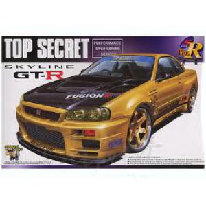 AOSHIMA 04172 1/24 TOP-SECRET/R34 GT-R跑車