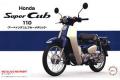 FUJIMI 141794 1/12 NEXT-001 本田機車 'SUPER CUB' 110摩托車/藍白色/免塗裝與免膠水黏和