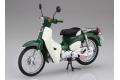 FUJIMI 141800 1/12 NEXT-002 本田機車 'SUPER CUB' 110摩托車/綠白色/免塗裝與免膠水黏和