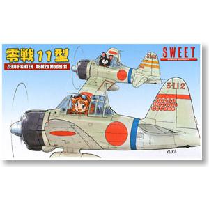 SWEET 14132 1/144 WW II日本.帝國海軍 三菱公司A6M2a-11'零式'11型戰鬥機