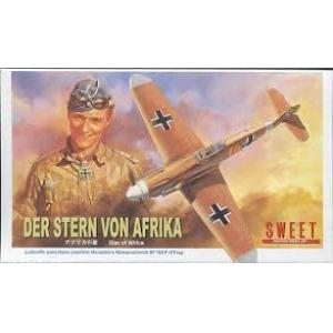 SWEET 14114 1/144 WW II德國.空軍 梅賽斯密特BF 109F-4/TROP戰鬥機/非洲之星式樣