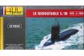 HELLER 81075 1/400 法國.海軍 '可畏級/LE REDOUTALE'S/M 彈道飛彈潛水艇