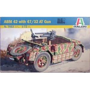 ITALERI 7053 1/72 WW II義大利.陸軍 AUTOBLINDA公司 AB-42型帶47/32反坦克槍輪型裝甲車