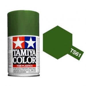 TAMIYA TS-61  噴罐/北約迷彩色-綠色(平坦光澤/flat) NATO GREEN