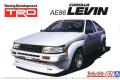 AOSHIMA 057988 1/24 豐田汽車 TRD AE86 LEVIN'卡蘿拉'N2轎跑車/...
