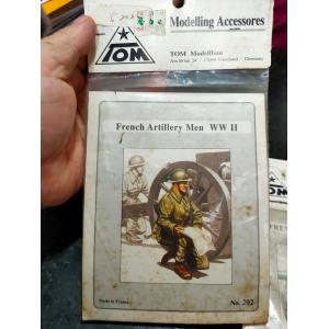 TOM MODELLING ACCESSORES 5202 1/35 WW II 法國.陸軍 砲兵人物
