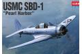ACADEMY 12331 1/48 WW II美國陸戰隊 SBD-1'無畏'俯衝轟炸機/駐珍珠港塗...
