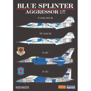 WANDD WDD-48029 1/48 美國.空軍 藍色極地色塊迷彩假想敵