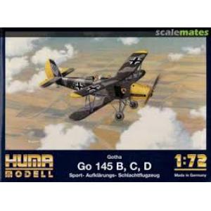 HUMA MODEL 3002 1/72 WW II德國.戈薩公司 GO-145雙翼機