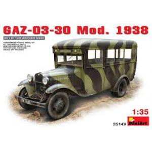 MINIART 35149 1/35 WW II蘇聯陸軍 高爾基汽車廠 GAZ-03.1938年生產型輪式運兵車