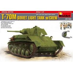 MINIART 35194 1/35 WW II蘇聯.陸軍 T-70M型坦克&裝甲兵人物