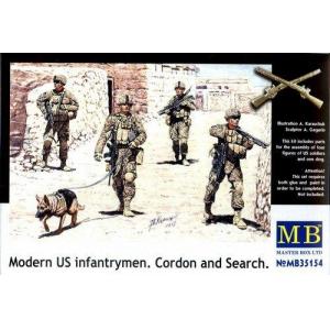 MASTER BOX 35154 1/35 現代美國.陸軍 警戒與搜索中步兵人物