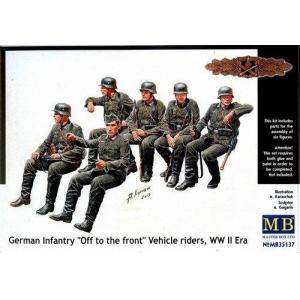 MASTER BOX 35137 1/35 WW II德國.陸軍 交通工具騎乘人物 