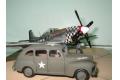 TAMIYA 89732 1/48 WW II美國.陸軍 北美飛機公司P-51D'野馬'戰鬥機&參謀車/限量生產