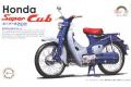 FUJIMI 141855-bike-21 1/12 本田機車 SUPER CUB C100摩托車/...