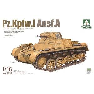 團購.TAKOM 1008 1/16 WW II德國.陸軍 Pz.Kpfw.I Ausf.A 一號A型坦克