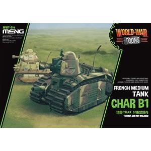 MENG MODELS WWT-016 Q版--WW II法國.陸軍 CHAR B1重型坦克